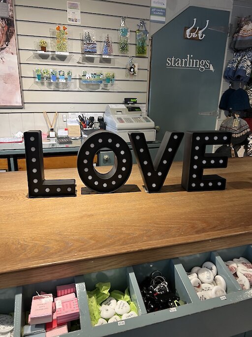 LOVE lights from Starlings